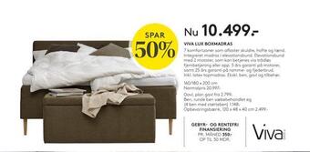 SENG Viva lux boxmadras tilbud