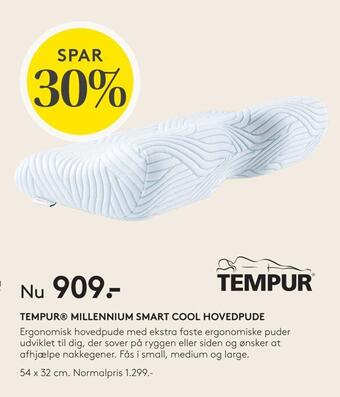 SENG Tempur® millennium smart cool hovedpude tilbud