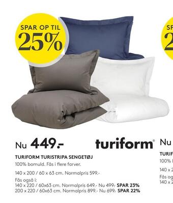 SENG Turiform turistripa sengetøj tilbud