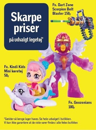 Skarpe priser på udvalgt legetøj