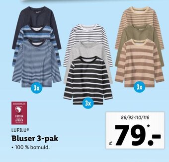 LUPILUⓇ Bluser 3-pak
