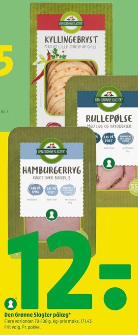 Coop 365 Den Grønne Slagter pålæg tilbud