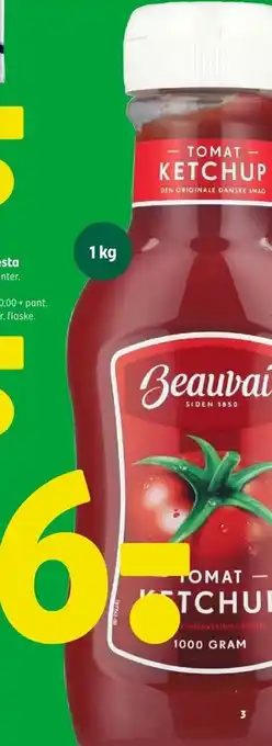 Beauvais ketchup* 1000 g.