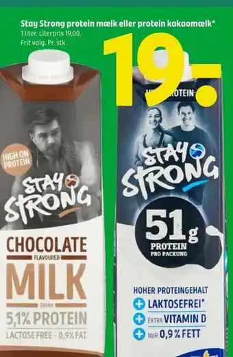 Coop 365 Stay Strong protein mælk eller protein kakaomælk tilbud