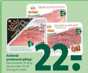 Coop 365 Italiensk produceret pålæg tilbud