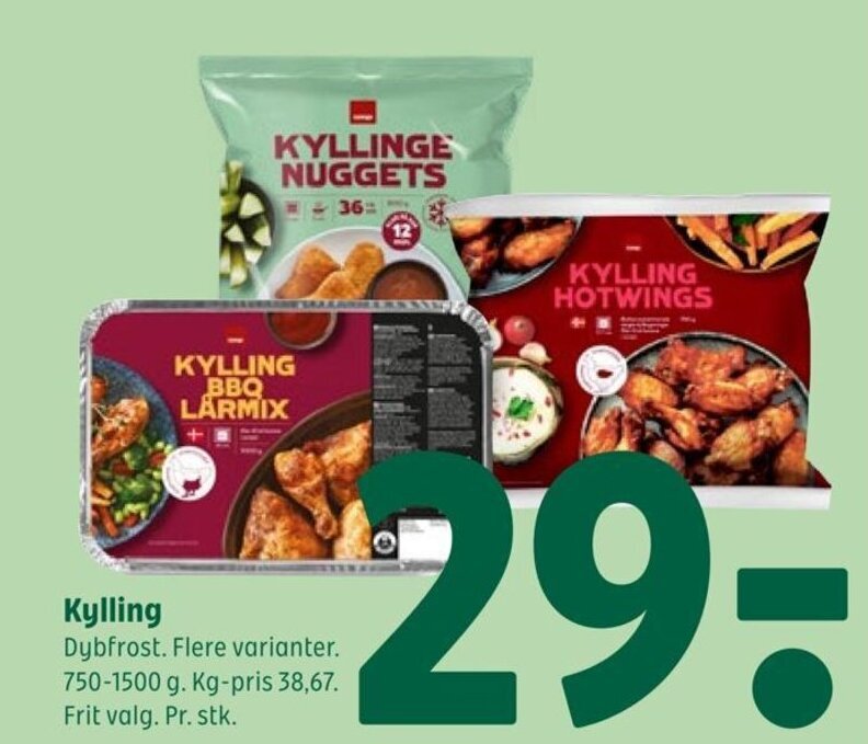 Coop 365 Kylling tilbud