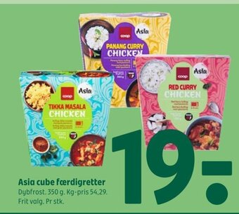 Coop 365 Asia cube færdigretter tilbud