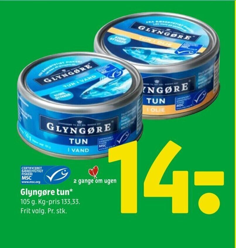 Coop 365 Glyngøre tun tilbud