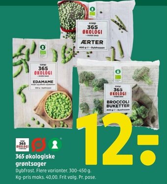 Coop 365 365 økologiske grøntsager tilbud