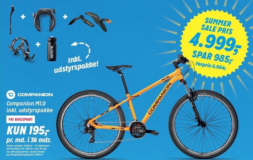 Fri BikeShopOFFLINE Companion m1.0 inkl. udstyrspakke tilbud