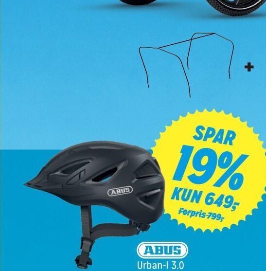 Fri BikeShopOFFLINE Abus urban-l 3.0 tilbud