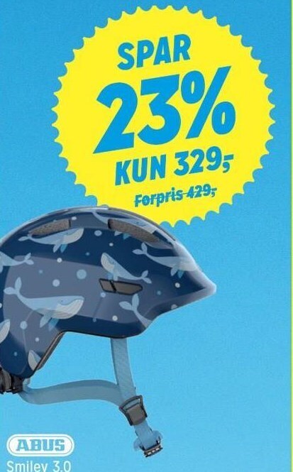 Fri BikeShopOFFLINE Abus smiley 3.0 tilbud