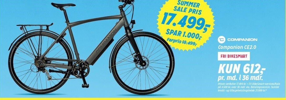Fri BikeShopOFFLINE Companion ce2.0 tilbud