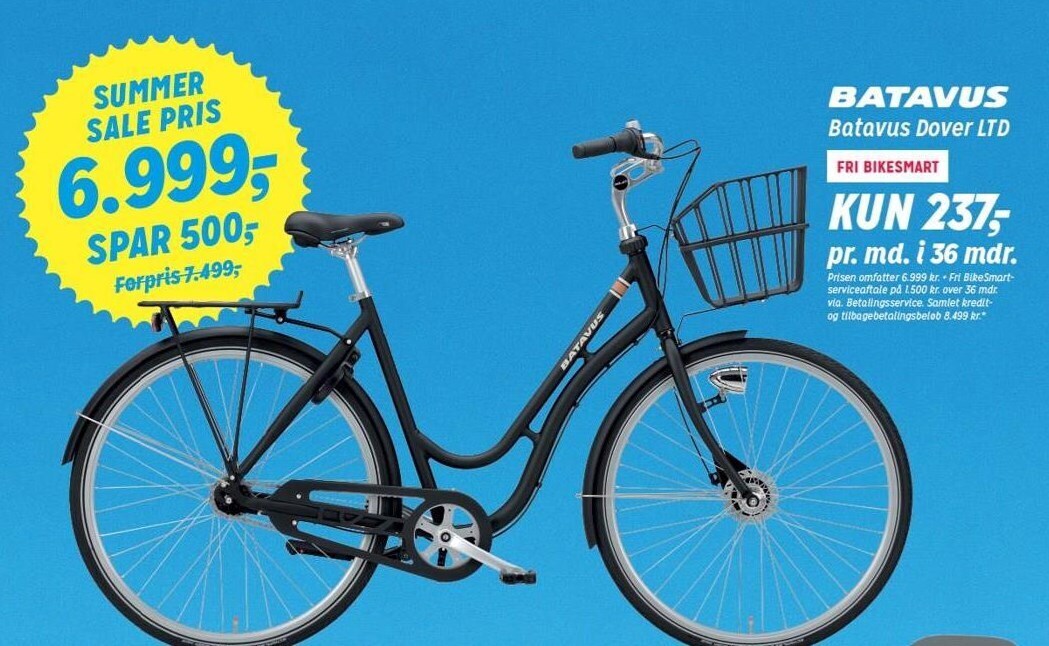 Fri BikeShopOFFLINE Batavus dover ltd tilbud