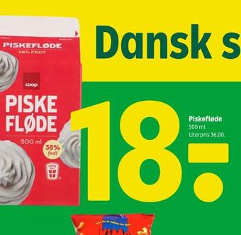 Coop 365 Piskefløde tilbud