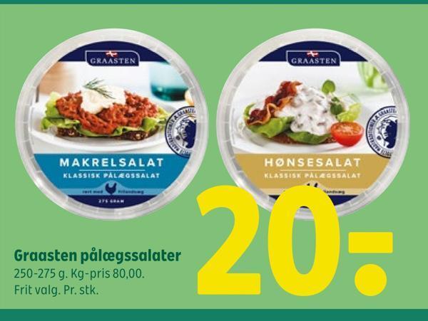 Coop 365 Graasten pålægssalater tilbud