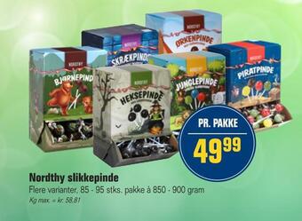 Otto Duborg Nordthy slikkepinde tilbud
