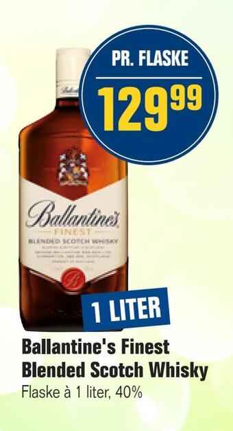 Ballantine's finest blended scotch whisky