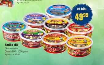 Otto Duborg Haribo slik tilbud