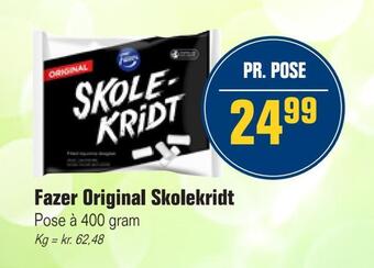 Otto Duborg Fazer original skolekridt tilbud