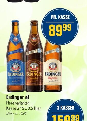Otto Duborg Erdinger øl tilbud