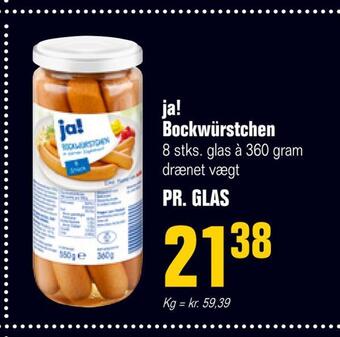 Ja! bockwürstchen