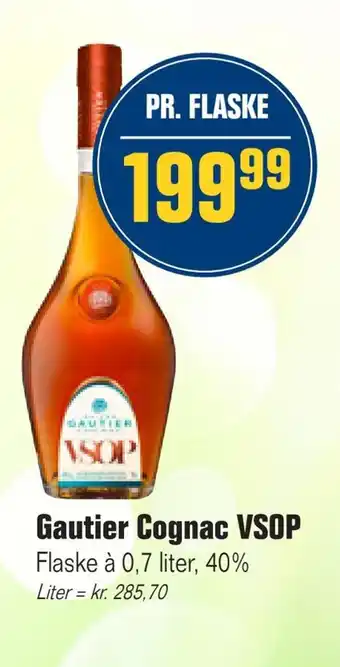 Otto Duborg Gautier cognac vsop tilbud