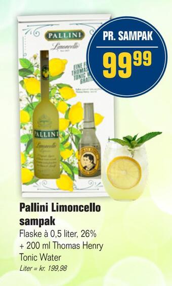 Pallini limoncello sampak