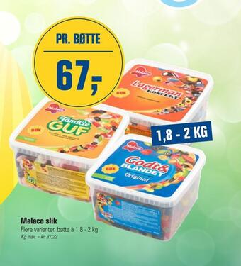 Otto Duborg Malaco slik tilbud