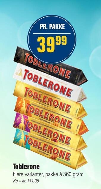 Otto Duborg Toblerone tilbud