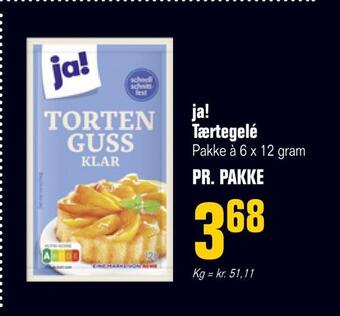 Ja! tærtegelé