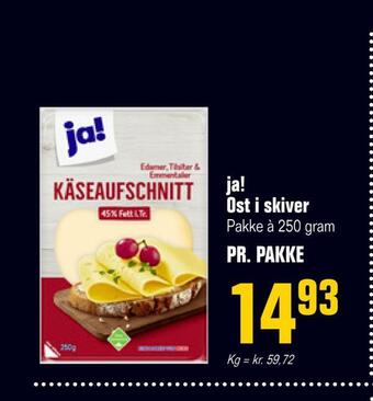 Ja! ost i skiver