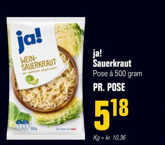 Otto Duborg Ja! sauerkraut tilbud