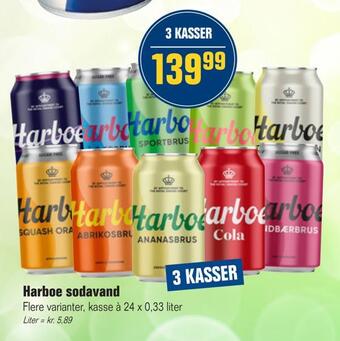 Otto Duborg Harboe sodavand tilbud