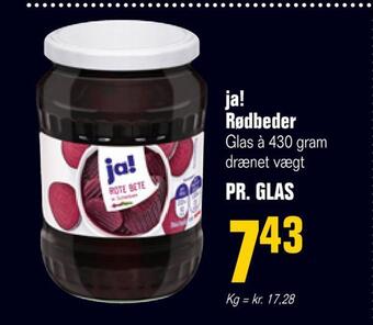Otto Duborg Ja! rødbeder tilbud