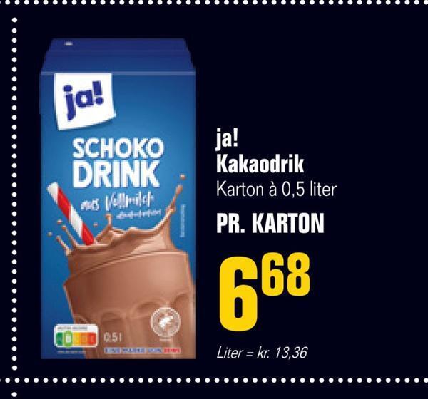 Otto Duborg Ja! kakaodrik tilbud