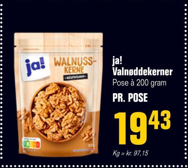 Otto Duborg Ja! valnøddekerner tilbud