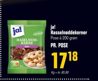 Ja! hasselnøddekerner