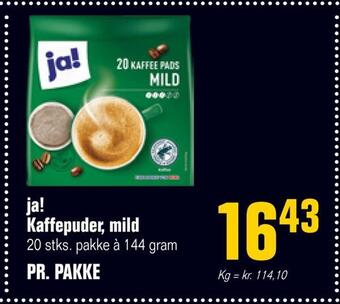 Otto Duborg Ja! kaffepuder, mild tilbud