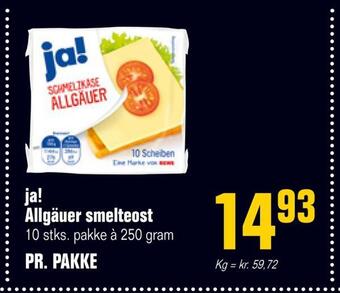 Otto Duborg Ja! allgäuer smelteost tilbud