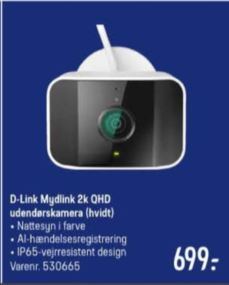 Elgiganten D-link overvågningskamera tilbud