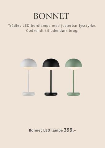 Bonnet led lampe