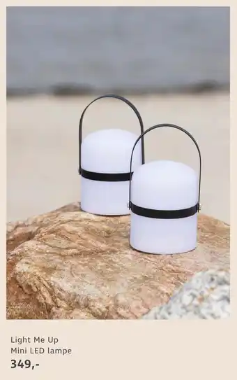 Light me up mini led lampe
