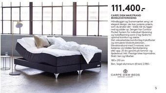 SengeSpecialisten Carpe diem marstrand boxelevationsseng tilbud