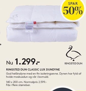SengeSpecialisten Ringsted dun classic lux dundyne tilbud