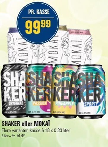 Otto Duborg Shaker el. mokai tilbud