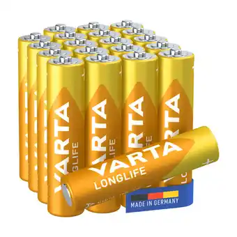 Expert Varta longlife alkaline aaa 20 styk tilbud