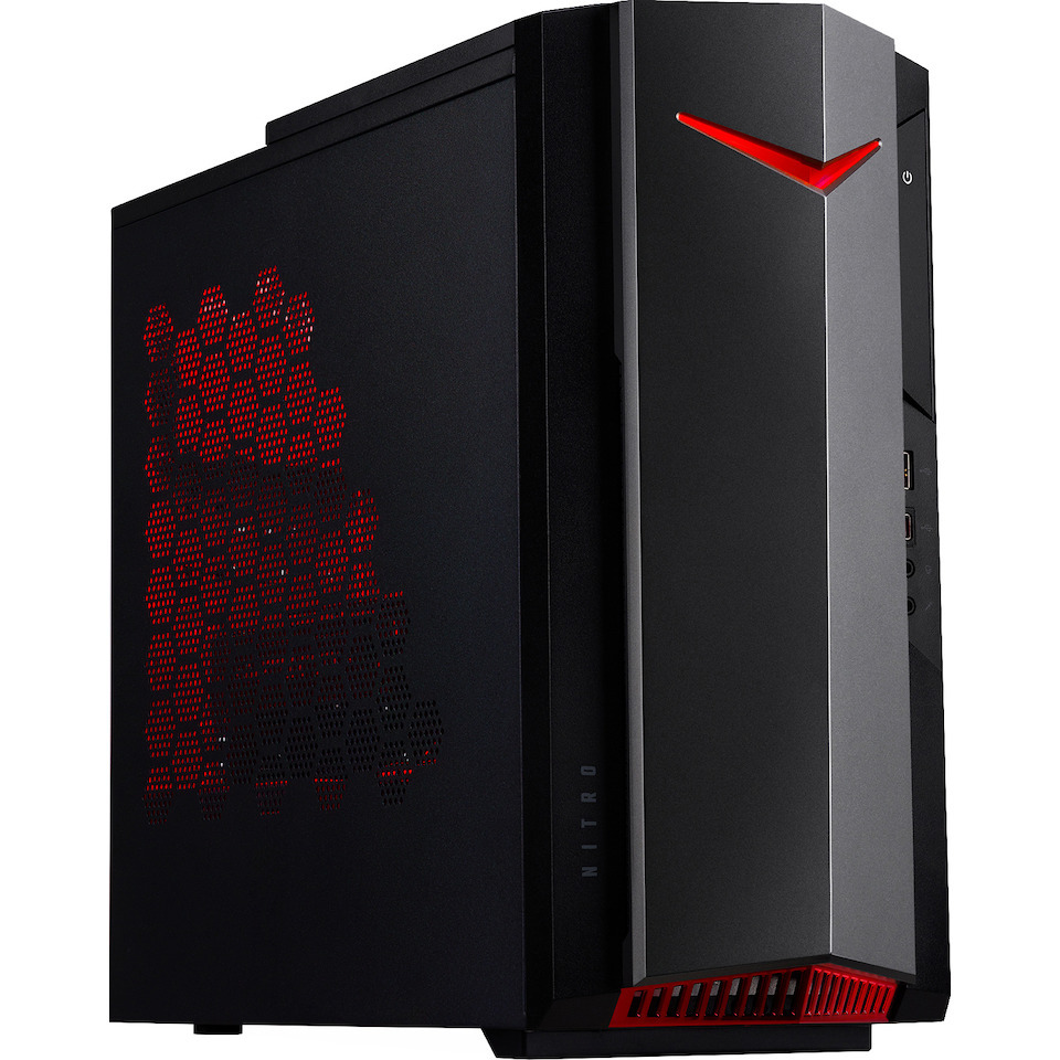 Elgiganten Acer nitro n50 i5-12/8/512/1650 stationær gaming computer tilbud