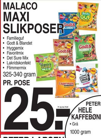 ABC Lavpris MALACO MAXI SLIKPOSER tilbud