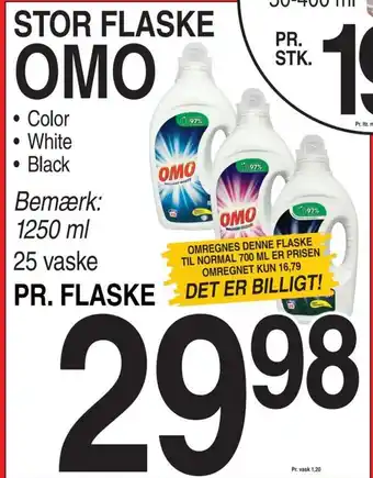 STOR FLASKE OMO